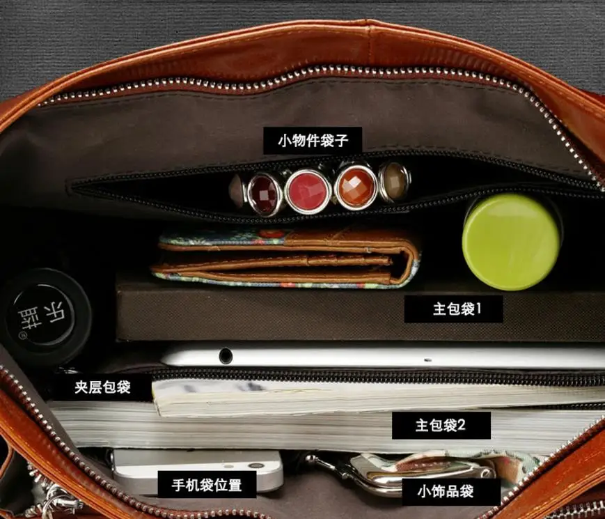 oil wax cow leather men backpack  (1)