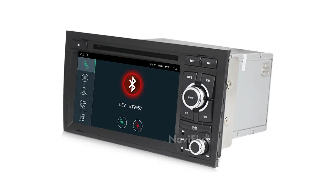 Clearance Navifly 2Din Car Multimedia Player GPS Android 9.1 DVD Automotivo For Audi/A4/S4 2002-2008 Radio Quad Cores RAM 2GB ROM 32GB 23