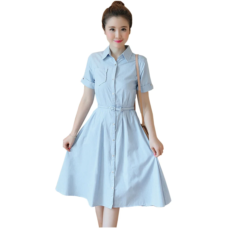 bodycon dress with denim shirt