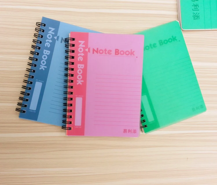 

High quality hard plastic cover notebook business notebook diary of the students prevent paper from wrinkling and falling off