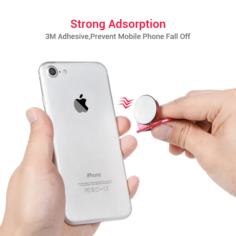 Turata Spinner Finger Ring Holder Universal Mobile Phone Finger Stand Holder For iPhone X 8 Plus Samsung Desktop Kickstand Stand