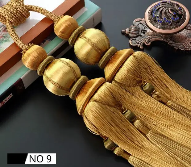 13 Color Optional 75.5cm Decorative Curtain Tassels High Quality Tieback For Curtains Free