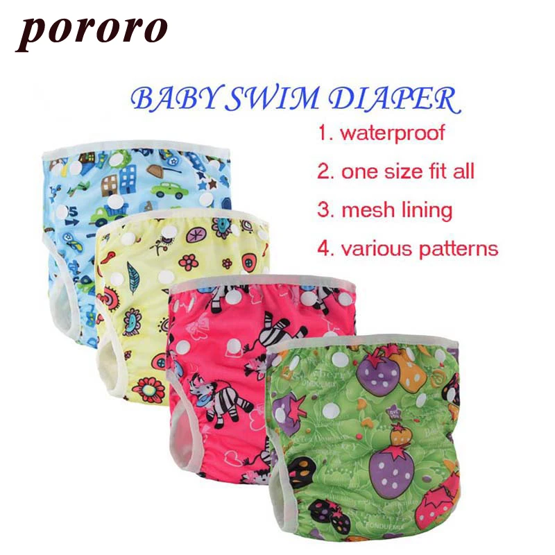 Wholesale Baby Swimming Diaper Waterproof Adjustable Cloth Diapers Baby Swimwear Leakproof Cover