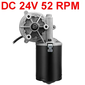 

Uxcell High Quality 1PCS GW6280 DC 24V 4A 52RPM Reversible Electric Gear Motor 36 x 10mm D Shaft Left Angle with Carbon Brushes