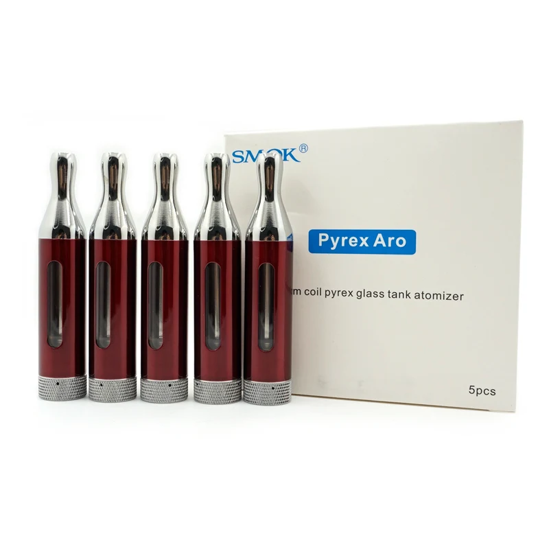 100% Оригинальный атомайзер Smok Pyrex Aro 2 5 мл цветной Клиромайзер для EGO winder vv ego t