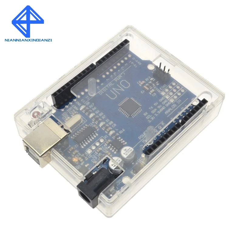 

Transparent Box Case Shell for Arduino UNO R3 MEGA328P (Doesn't include UNO R3)
