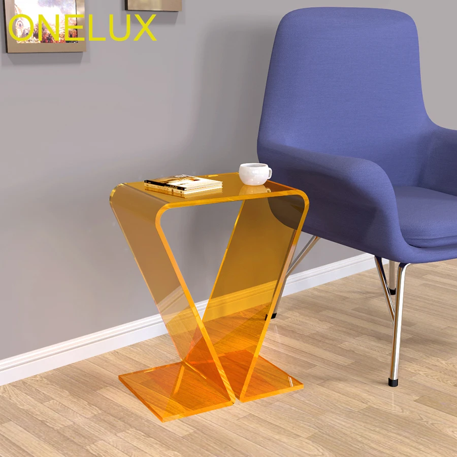 Elegant Acrylic Occasional Small Tea Table,Lucite Sofa Side Magazine