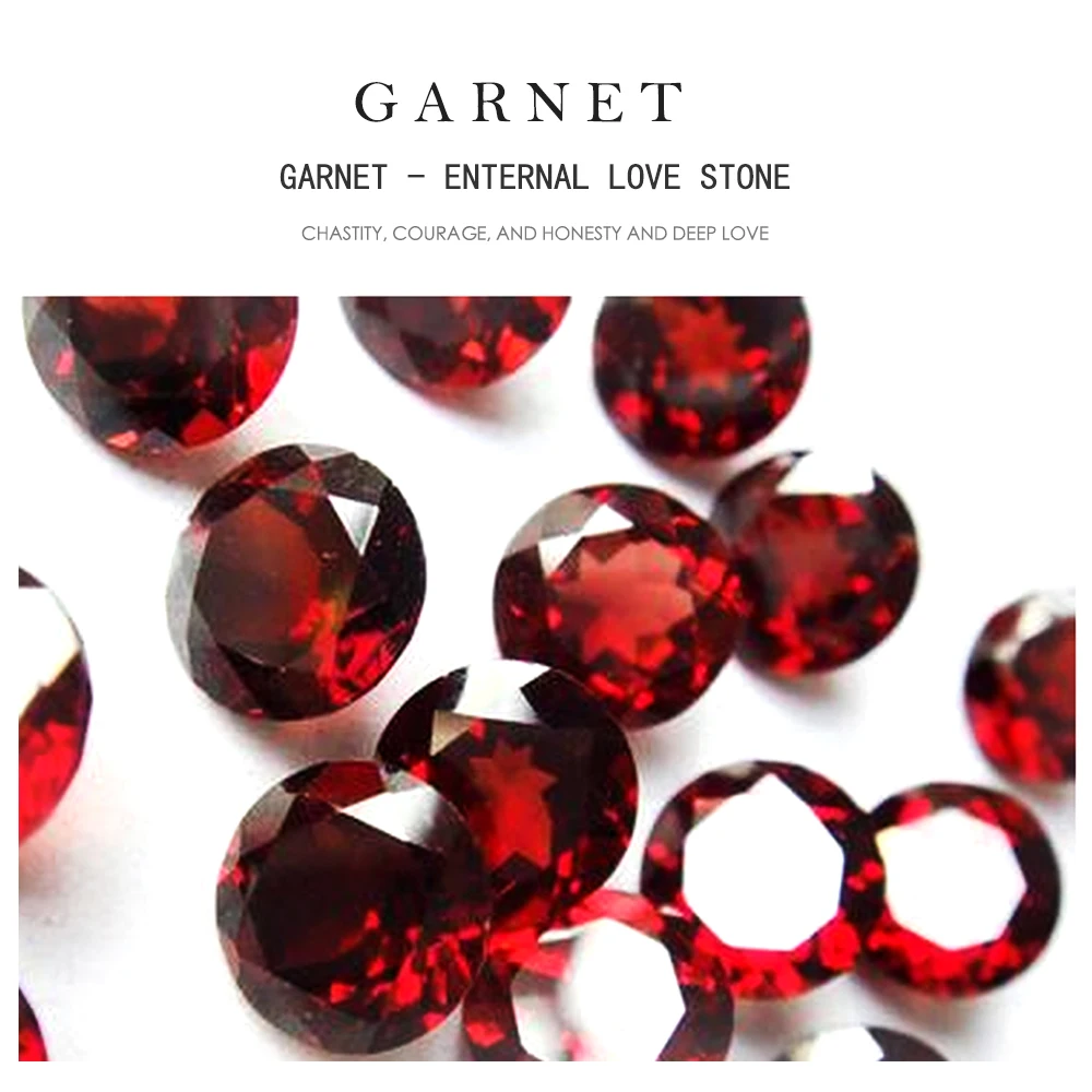 

Natural Garnet Red Pink Gemstone LMGARNET