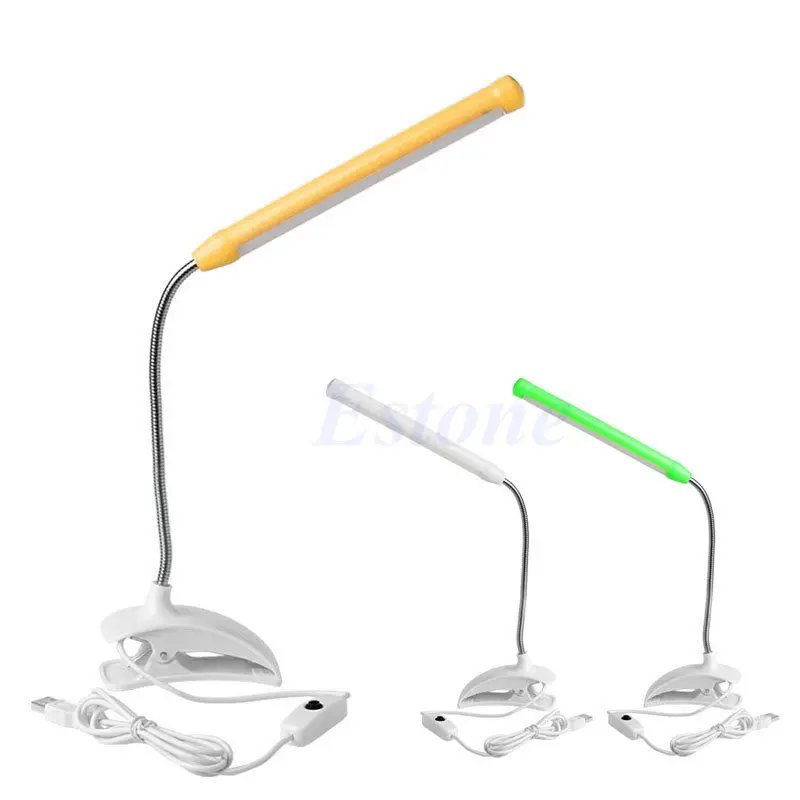 

1Pc USB 13 LED Light Clip-on Clamp Bed Table Study Desk Reading Lamp