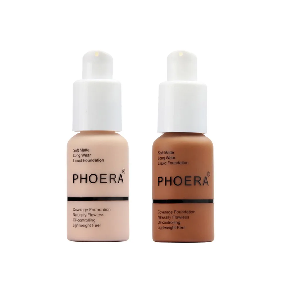 2 Pcs Matte Oil Control Concealer Foundation Cream Hidden Pores Dark Circles Long Lasting Natural Makeup Foundation Base#L15