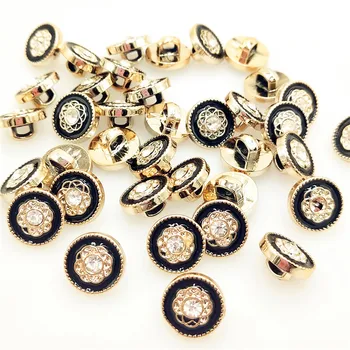 

1/10/30pcs/lot High-grade imitation gemstone flower buttons,12mm sewing buttons for shirt,crystal buttons for garments