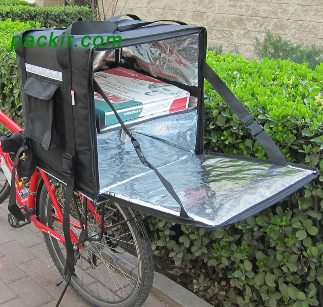 PK 92Z Food Delivery Bag for Scooter with Divider, 16 Inch Pizza
