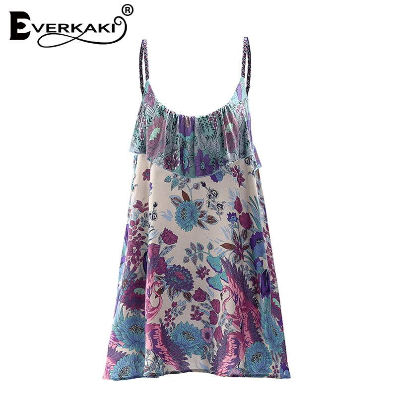 Everkaki font b Women b font Boho Flamingos font b Floral b font Tropical font b
