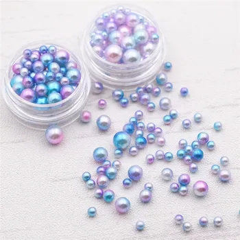 

one box plastic pearl beads 2.5-5.5mm mixed tiny ball beads for glass globe Resin Silicone Mould silicon mold filler charms
