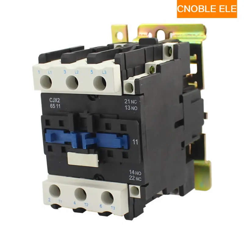 Motor Starter Relay CJX2-5011 contactor AC 220V 380V 50A silver point Voltage optional LC1-D Motor Starter Relay CJX2-5011 contactor AC 220V 380V 50A silver point Voltage optional LC1-D