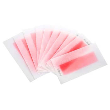 

10 Sheets/ Bag Arm Leg Armpit Fast Hair Removal Strips For Depilation Professional Double Sided Cold Depilatory Waxing Paper