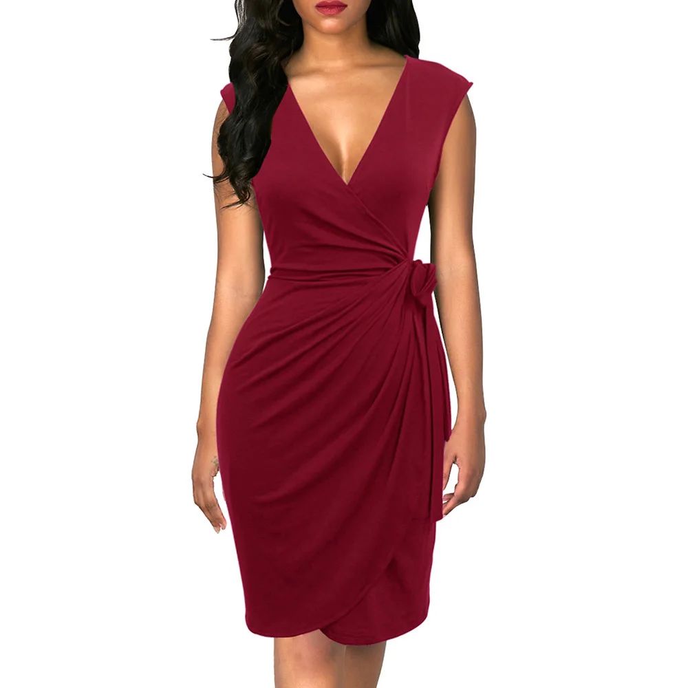 Berydress Винтаж бордовый женское платье миди черное Vestidos короткий рукав оболочка