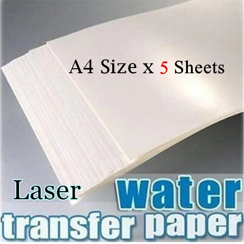 Water Slide Decal Paper No Need Varnish Water Transfer Paper White Background A4 Size (8.3*11.7 inch) - AliExpress