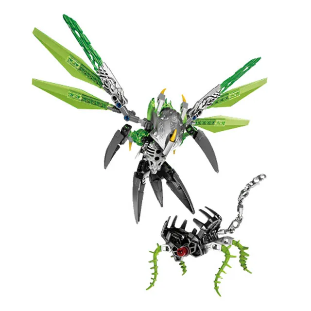 

KSZ 609-3 120Pcs BIONICLE Series Warrior Akida Action Figure Model Building Blocks Bricks For Children Toys 71302