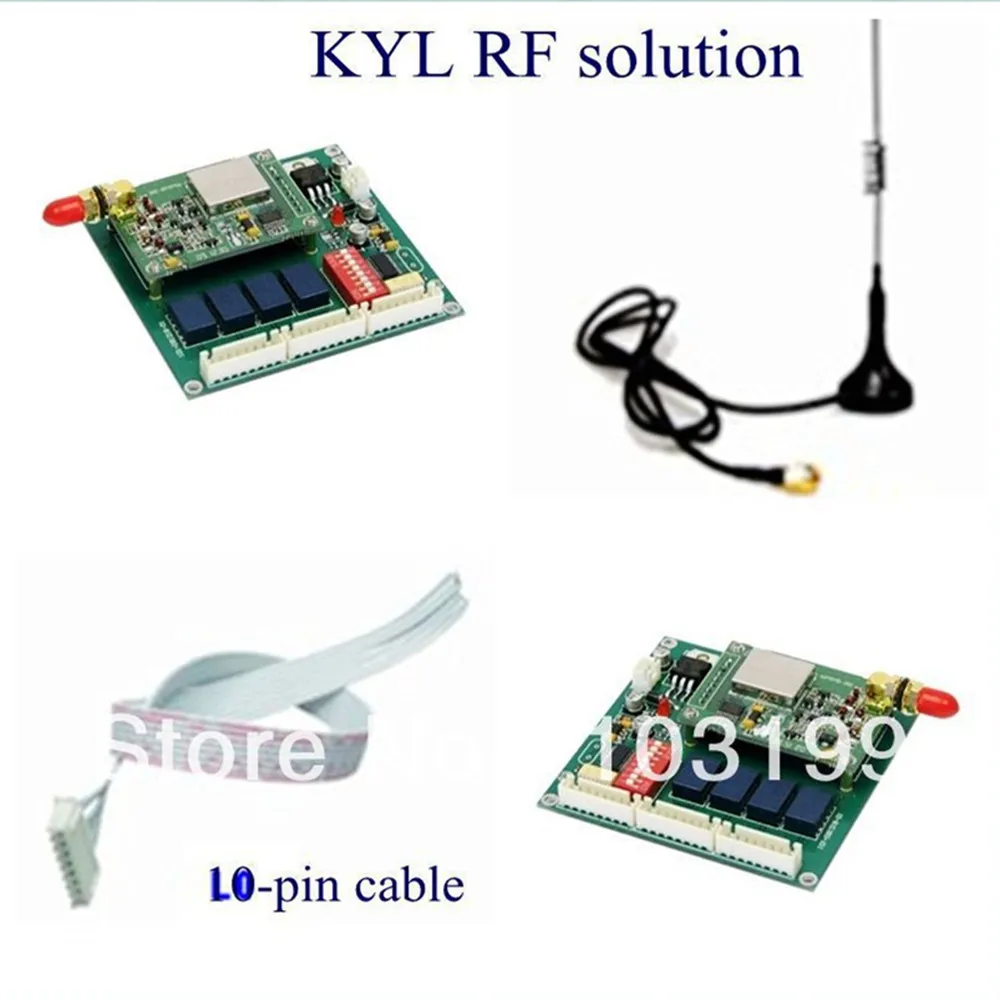 3km 433mhz 4 way wireless I/O module for water level