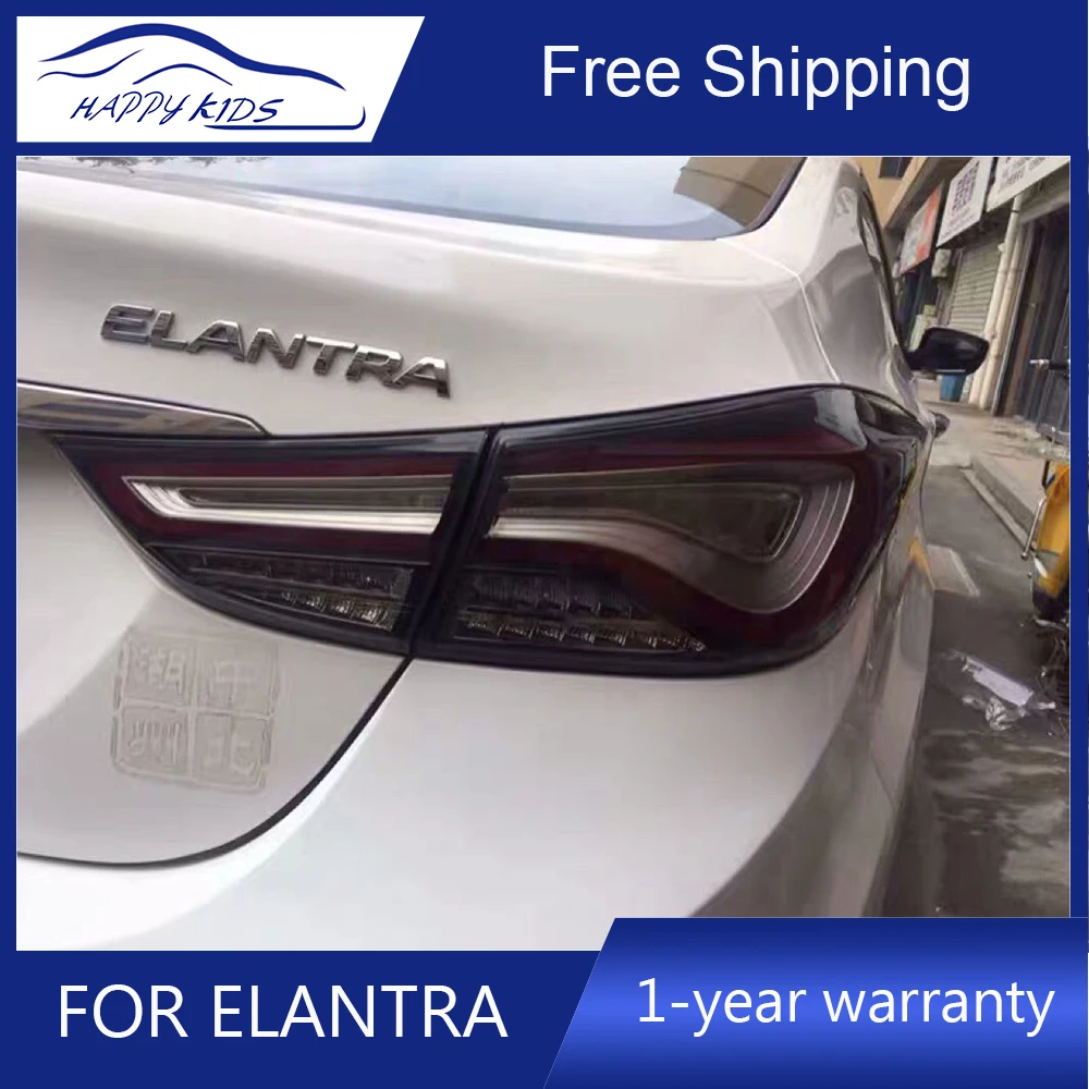 Автостайлинг задние фары для Hyundai Elantra 2012-2016 светодиодные ходовые огни