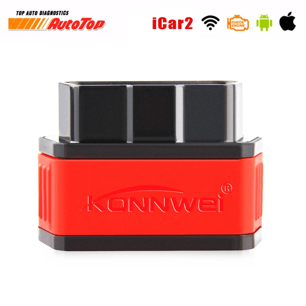

ELM327 OBD2 WIFI iCar2 Auto Diagnosis Scanner ODB2 Autoscanner ODB II EML 327 Wi-fi for Iphone ELM 327 Wifi Automotive Scanner