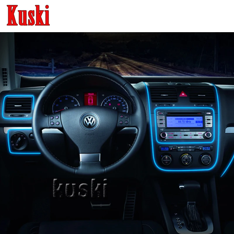 Освещение атмосферы салона автомобиля для Honda Civic 2006 2011 Accord Fit CRV HRV City Jazz Fiat 500 Punto