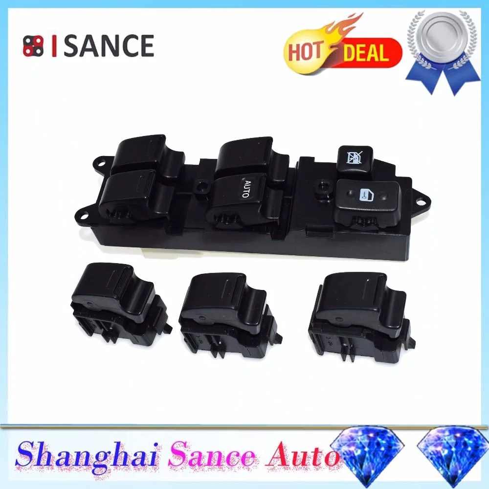 

ISANCE Master Main Right Hand Drive Power Window Switch & Single Set 84820-35020 84810-32070 For Toyota Land Cruiser 80 Series