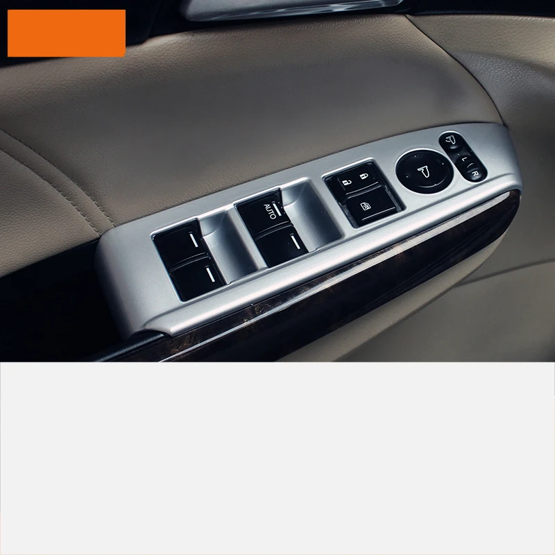 Lsrtw2017 abs для панели управления окон автомобиля хромированные планки honda accord 2008 2009