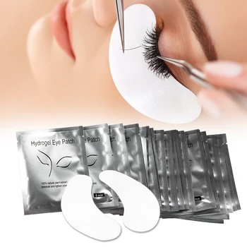 

50 Pairs/lot Pillows for Eyelashes Extension Disposable Eye Paper Patches Lint-free Eye Lashes Tips Sticker Wraps Makeup Tool