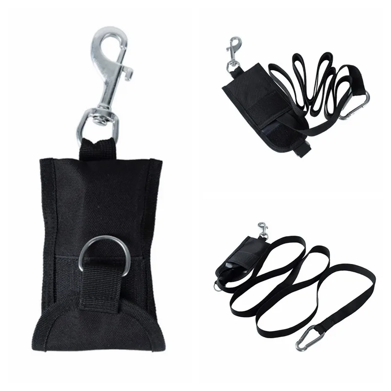 Акваланг для подводного плавания Дайвинг Dive Карманный анти-потерянный Веревка с сетчатым мешочком с зажимом для камеры Дрифт оборудование-Крючки Аксессуары