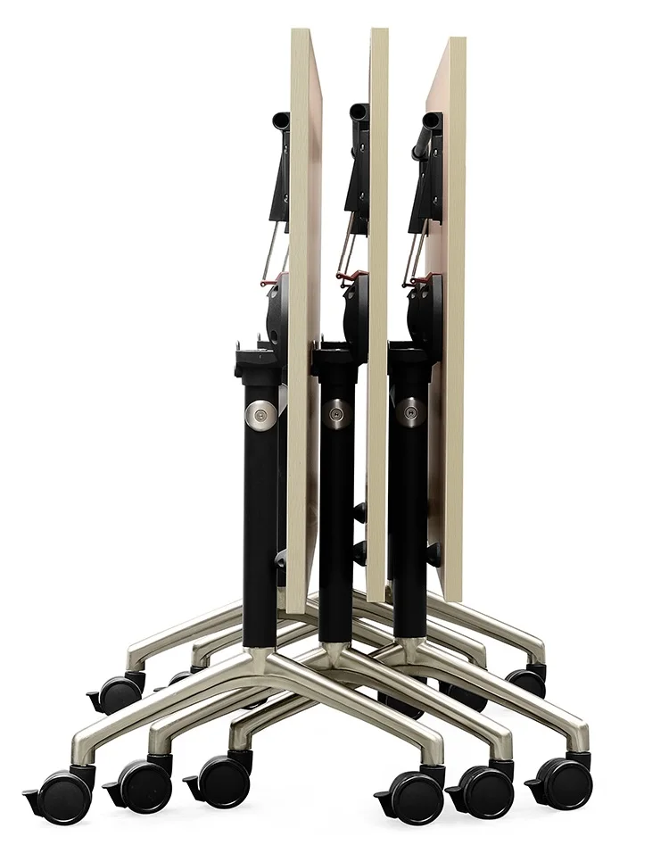  70cm High Foldable Office Table of 180x80cm / Sturdy Desing of Metal Frame 12kg / Mobility Conferen