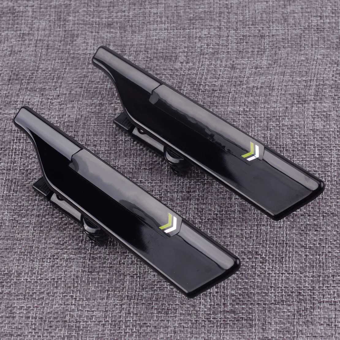 

DWCX 2x Universal Black Wiper Stand Windshield Blade Protector Spoiler Mate Wing Mate Wing Auto Car Accessories