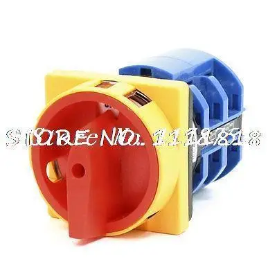 

Latching Two Position NO NC Cam Combination Changeover Switch AC 660V 63A