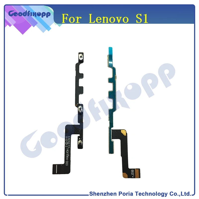 LEN051 Original 100% tested For Lenovo S1 Power on off Volume Button Up Down Key Flex Cable Ribbon Replacement Parts free shipping(1)