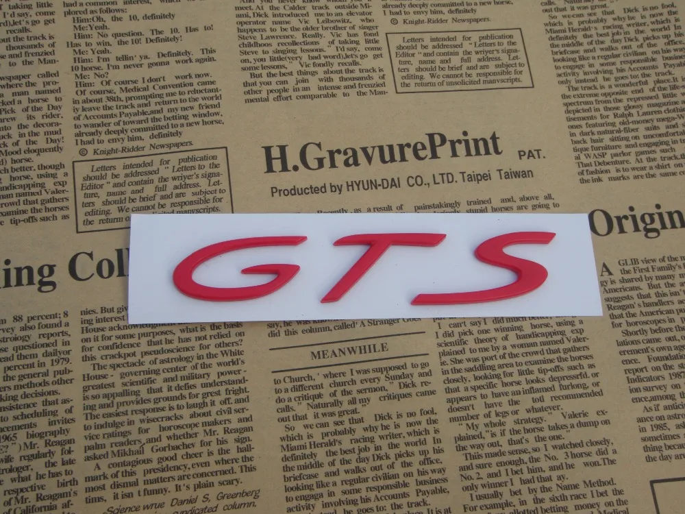 Хромированные черные красные буквы "GTS" слова автомобильные крышки багажника Губы передний значок эмблема эмблемы значки наклейка