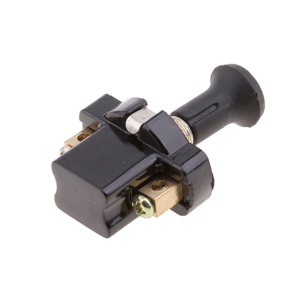 Universal Marine Caravan Farm Machine High performance On-Off Long Push Pull Switch Screw Terminals Breaker Wear Resistant