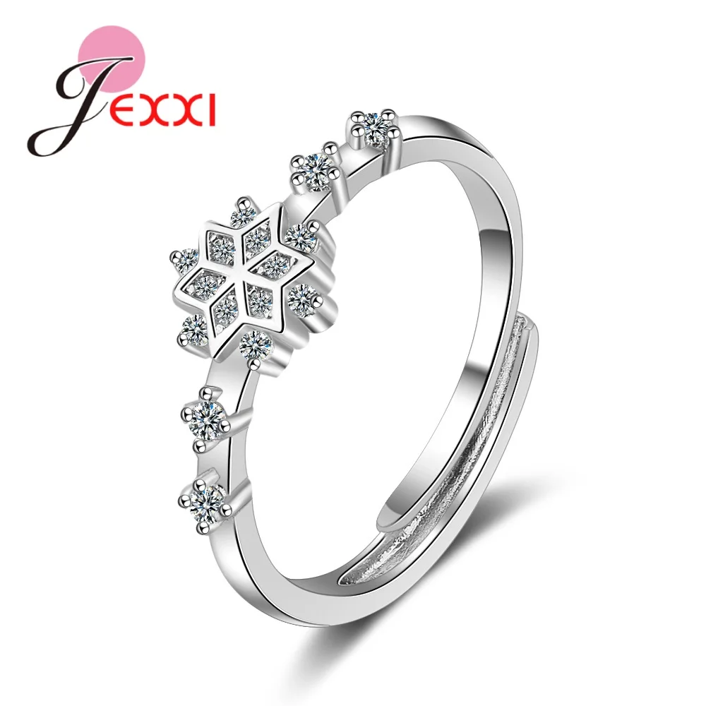 

Factory Price Snowflower Index Finger Rings For Woman/Lady/Girls Adjustable Rings Missed Jewelry For Sale