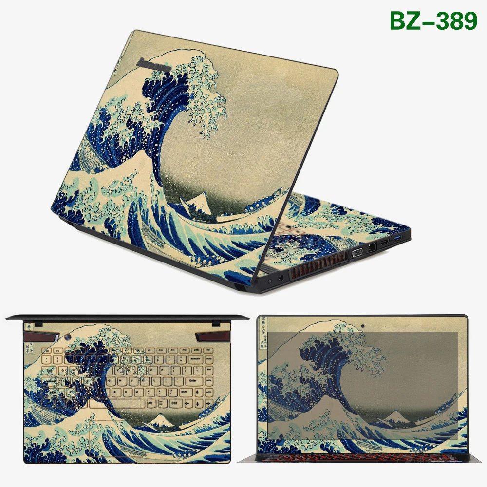 2018 Fashion Laptop Sticker PVC Dustproof Skin Case ABC Side+Keys+Key Interstice Stickers Customize Decal For HP Model Series