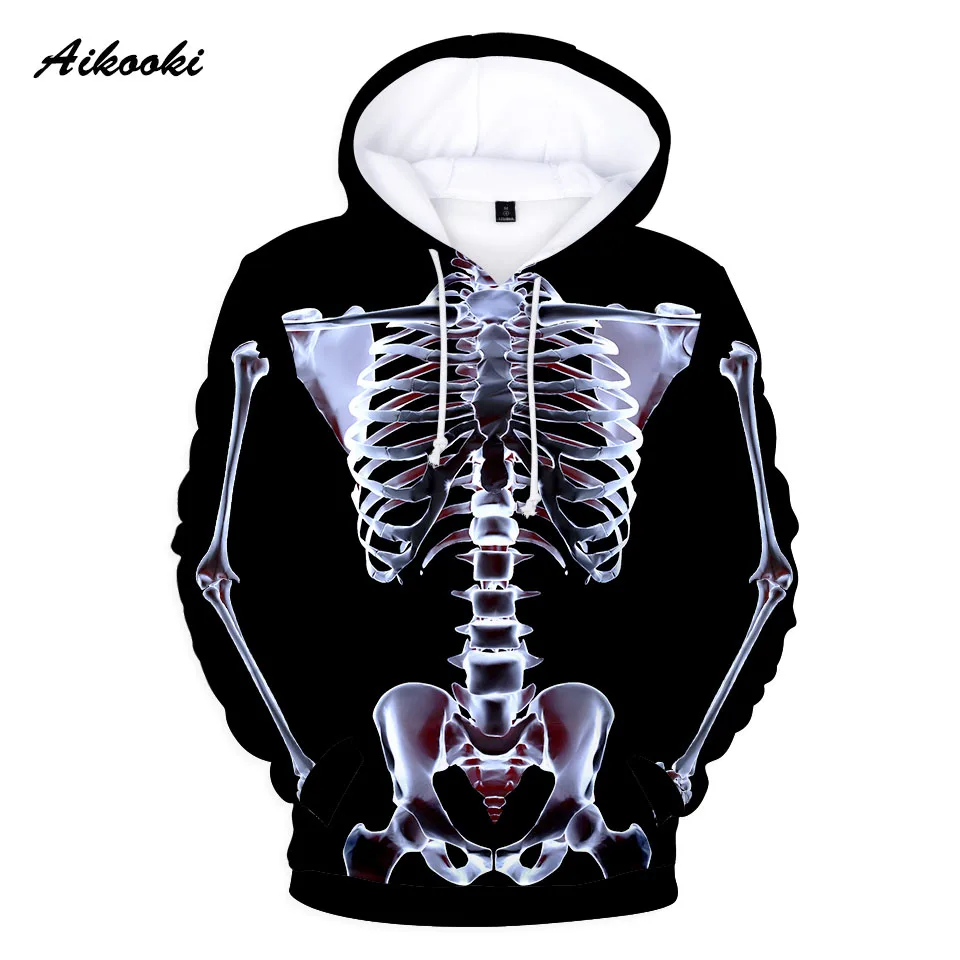 

2019 hot sale Hoodies For Men/Women Graphic Skeleton Skull 3D Halloween Boy/Girl long sleeve autumn winter warm fashion clothes