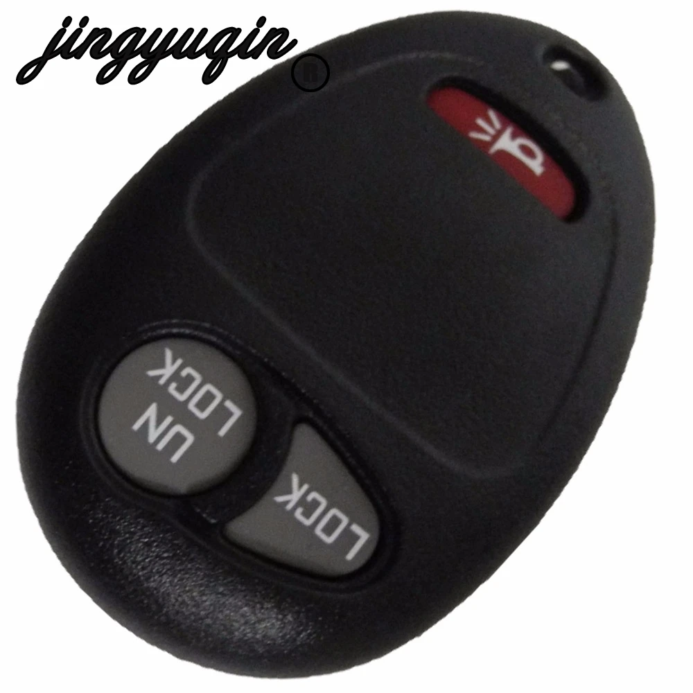 Jingyuqin 3 кнопки без чипа пустой пульт дистанционного управления 2+ 1 панический ключ оболочки чехол для Buick Hummer H3 GMC для Chevrolet Colorado Isuzu