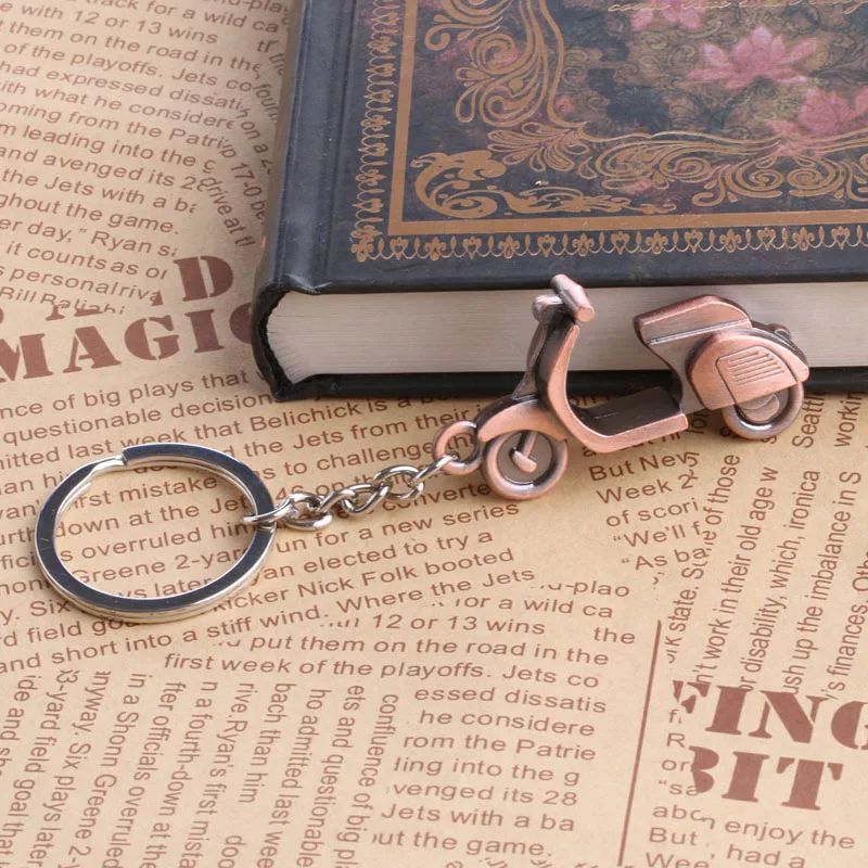 Creative Motor Motorcycle Scooter Model Keyring Keychain Key Chain Ring Pendant