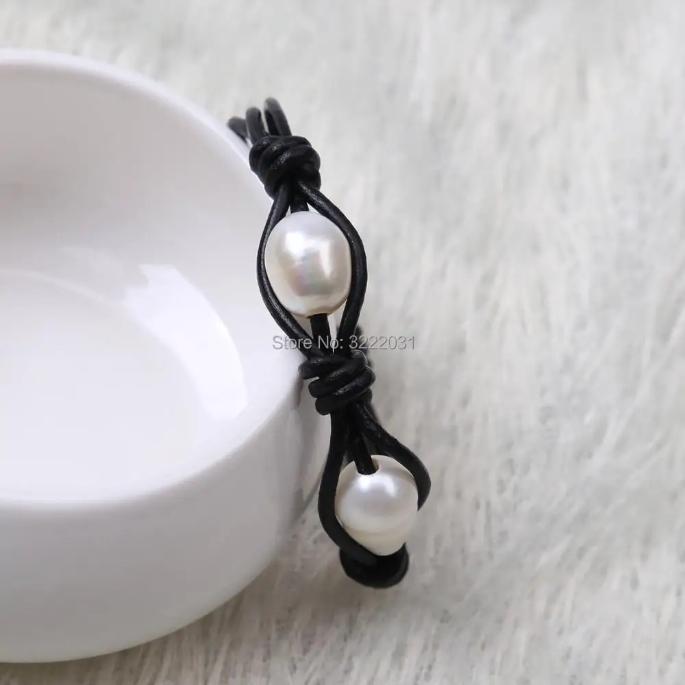 big pearl bracelet bangle