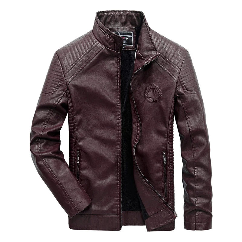 Бренд BOLUBAO, кожаная куртка для мужчин,, зимняя мотоциклетная мужская кожаная куртка, пальто, мужская куртка-бомбер, верхняя одежда