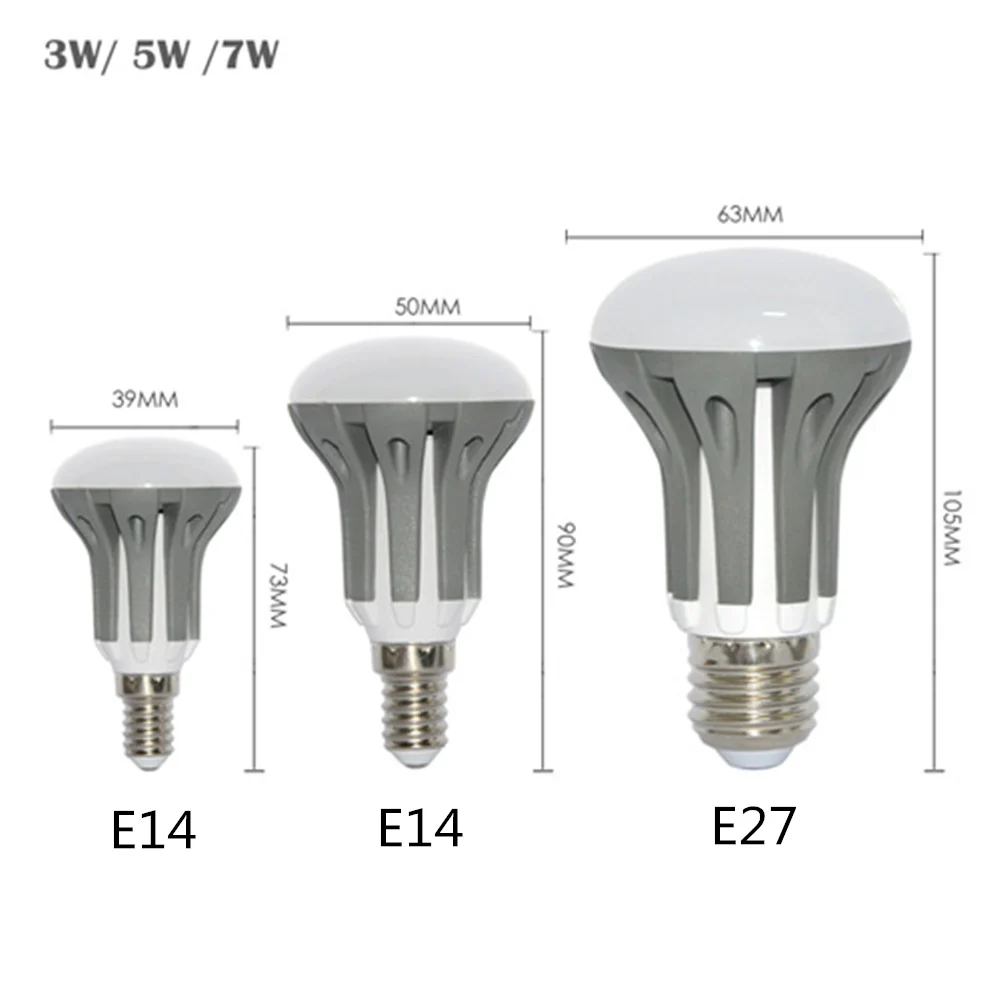 New Arrival E14 E27 LED Dimmable 3W 5W 7W lanterna Bulbs Energy Saving
