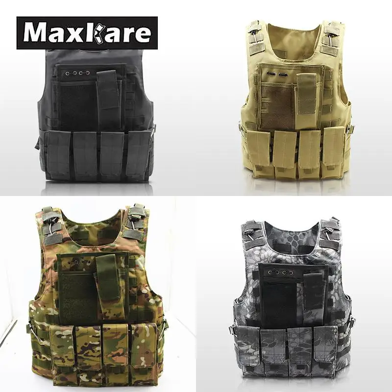 

Adventure Military Tactical Vest CS Vest 4 Colors Survive Men'S Fashion Training Clothes Wargame Equipment