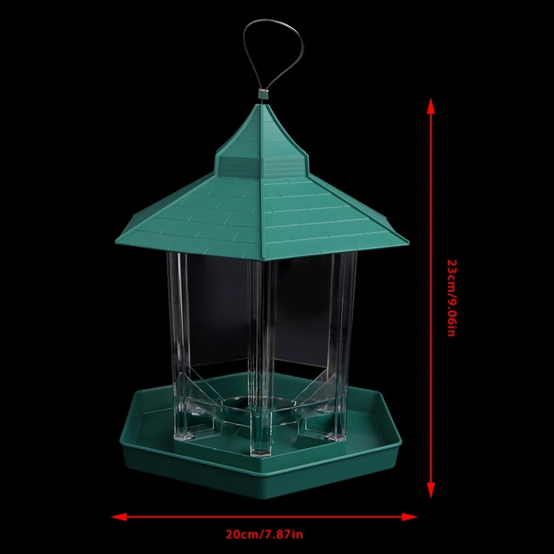 Водостойкая беседка висячая кормушка для диких птиц уличная подача для украшения сада Европейский стиль кормушка для диких птиц