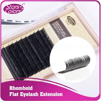 

6 boxes/lot High Quality Silk Chocolate 8-13mm Fake False Eyelash Soft Faux Mink single lashes Makeup Eyelash Extention
