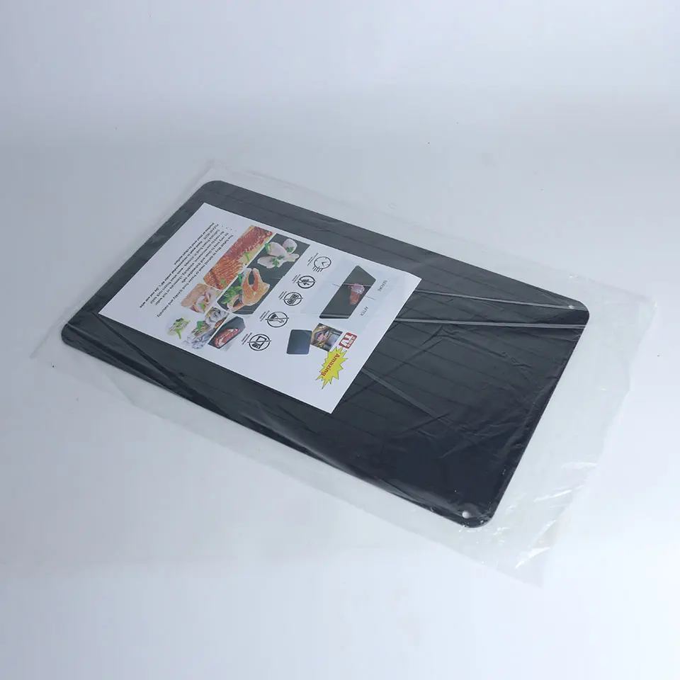 Defrost Tray Aluminium Safe Fast Thawing Frozen Meat Defrosting Board Kitchen Creative Tools No Electricity Chemicals Microwave