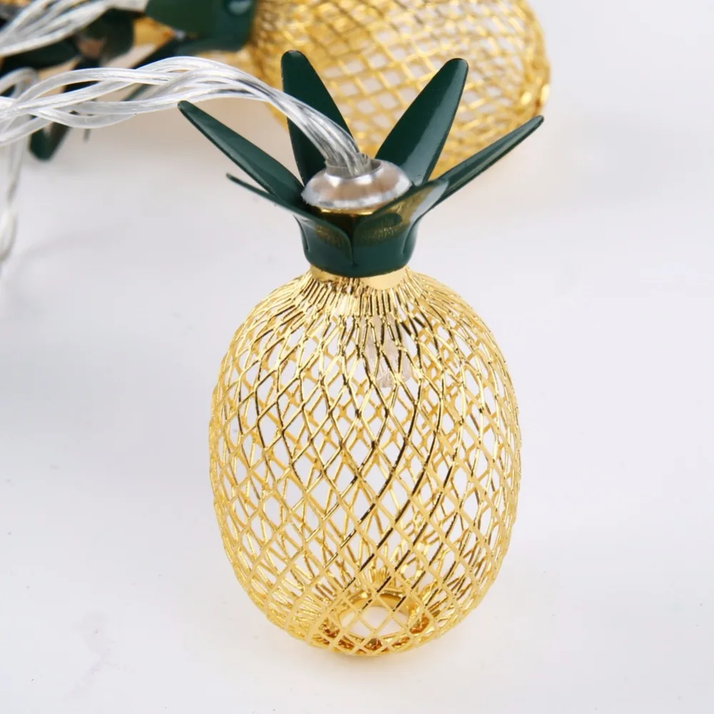 

Pineapple String Lights 5ft 10 LED Battery Operated Fairy String Lights for Home Birthday Party Wedding Decoration (Warm White)